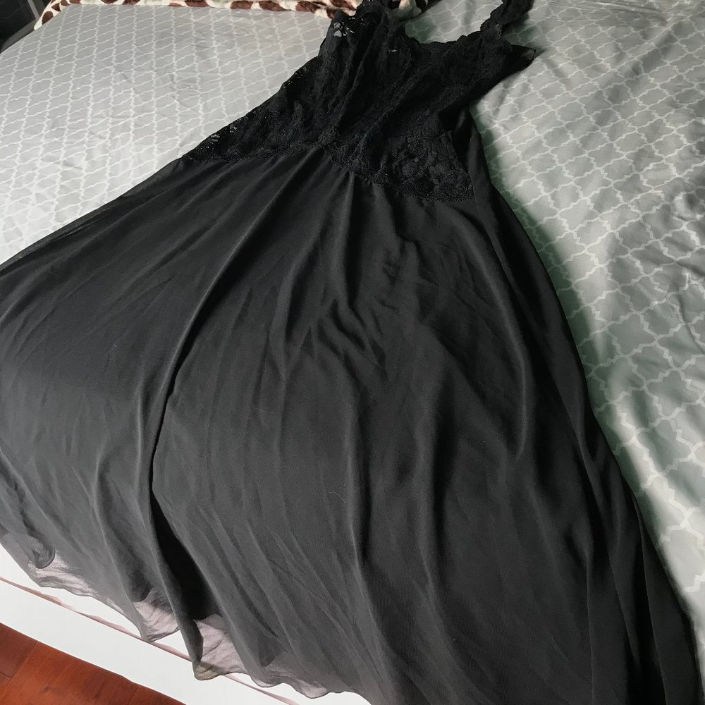 Gorgeous black mesh dress